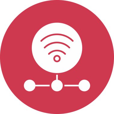 wifi simgesi vektör illüstrasyonu