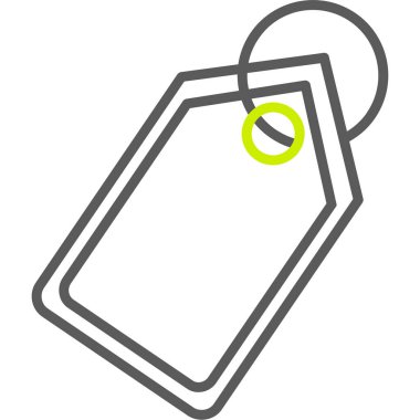 etiket simgesi vektör illüstrasyonu