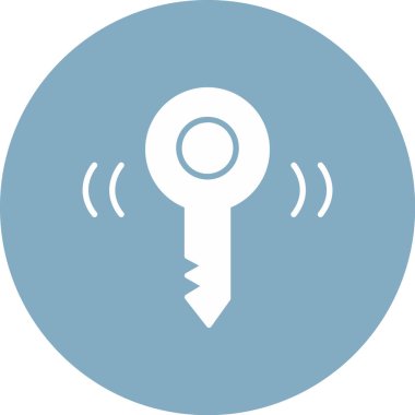 Anahtar simgesi vektör illüstrasyonu