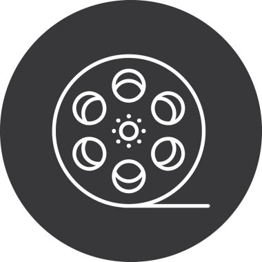 Film makarasının vektör illüstrasyonu