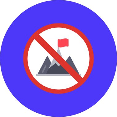 Bayrak yok. Web simgesi basit tasarım