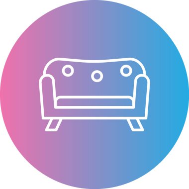 simge vektör çizim kanepe