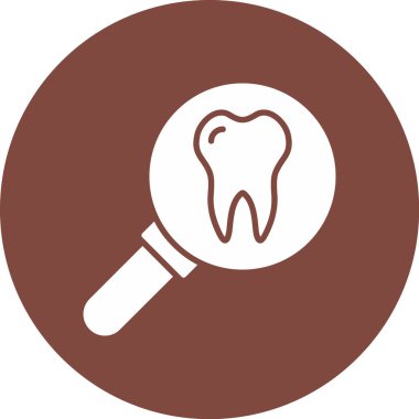 diş simgesi vektör illüstrasyonu