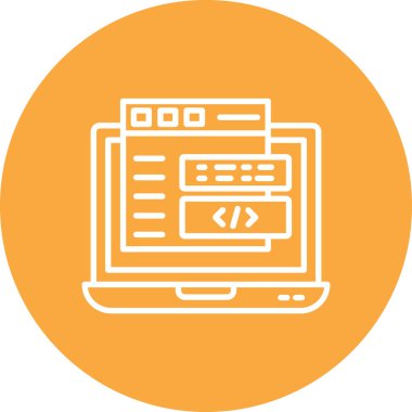 seo modern simgesinin vektör illüstrasyonu