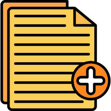 belge dosya simgesi. özet dosya vektör rengi düz izole