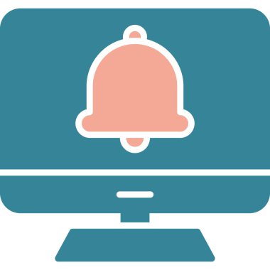 Otelde. Web simgesi basit illüstrasyon