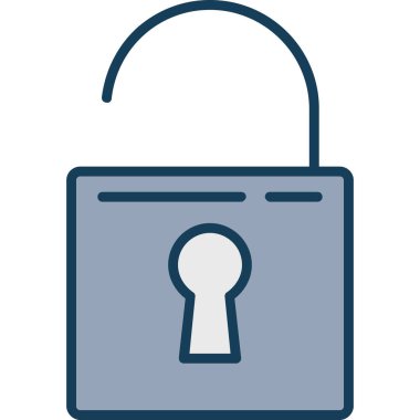 lock key icon vector illustration