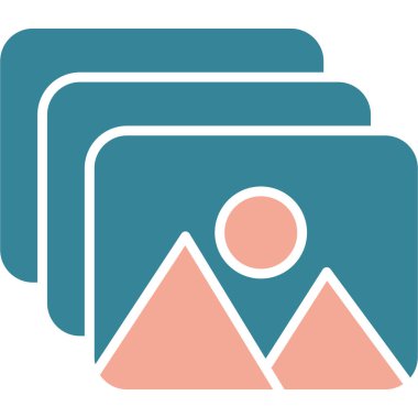 Modern simgenin vektör illüstrasyonu