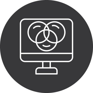 vektör izleyici simgesi illüstrasyonu