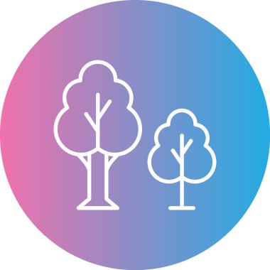 vektör illüstrasyon ağacı simgesi