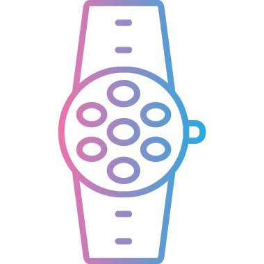 Kol saati ikon vektör illüstrasyonu