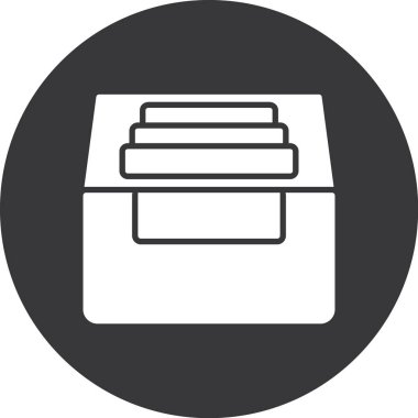 Dosya. Web simgesi basit illüstrasyon