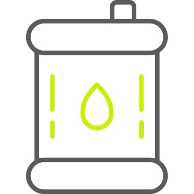 elektrik enerjisi pil simgesi ana hat biçiminde