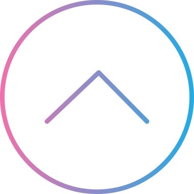 Yön ok simgesi, vektör illüstrasyonu