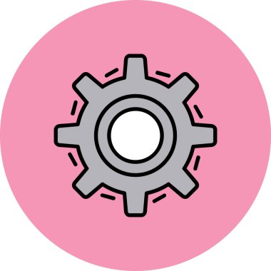 Modern simgenin vektör illüstrasyonu