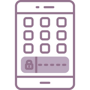 Cep telefonu. Basit resimleme