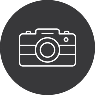 kamera simgesi vektör illüstrasyon tasarımı