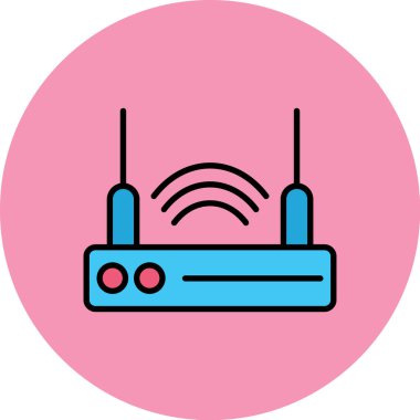 radyo simgesi vektör illüstrasyonu