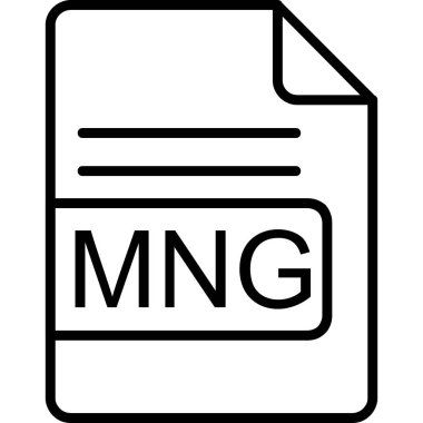 dosya biçimi simgesi vektör illüstrasyonu