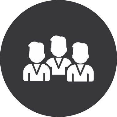 İnsan simgesinin vektör illüstrasyonu