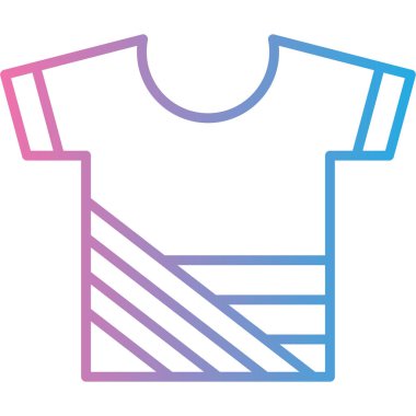 t-shirt simgesi, vektör illüstrasyonu