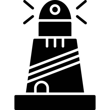 robot. Web simgesi basit illüstrasyon