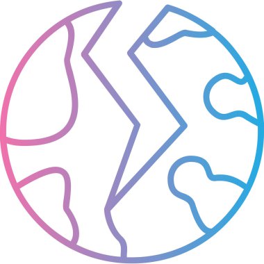 Gezegen simge vektör çizim