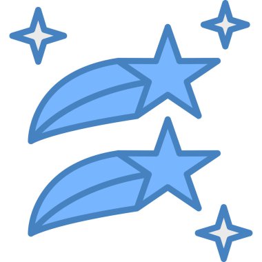 Yıldız simgesi vektör illüstrasyonu