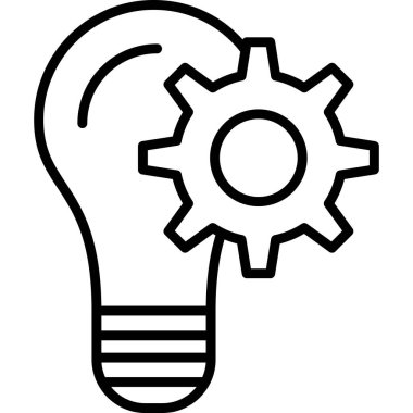 Ampul simgesi, anahat stili