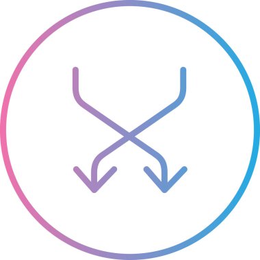 Oklar. Web simgesi basit illüstrasyon