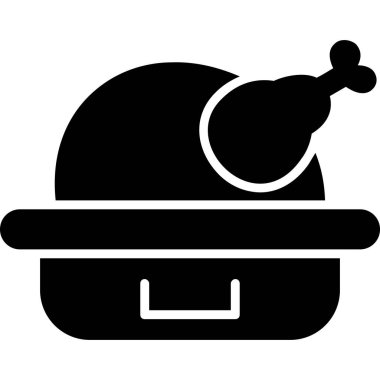 yiyecek ve içecek vektör simgesi.