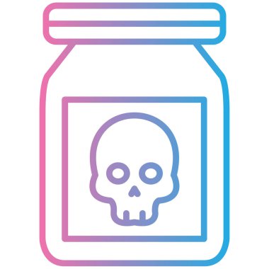 Kavanoz. Web simgesi basit illüstrasyon