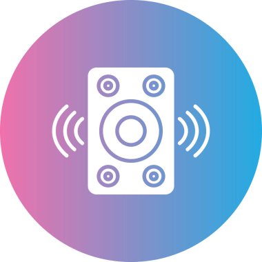 eşsiz ses hoparlörü vektör çizgisi simgesi