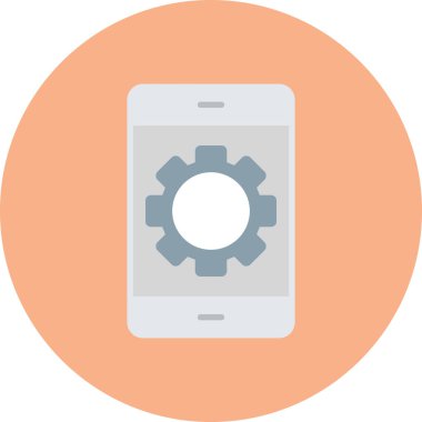 cep telefonu ikonu vektör illüstrasyonu