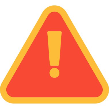 uyarı işareti vektör illüstrasyonu