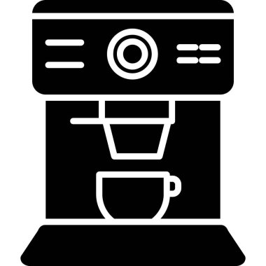 Kahve fincanı. Web simgesi vektör illüstrasyonu