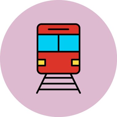 Otobüs. Web simgesi basit illüstrasyon