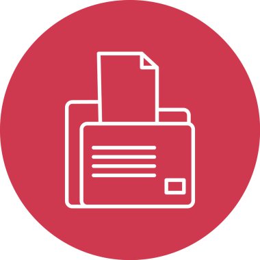 Belge simgesinin vektör illüstrasyonu