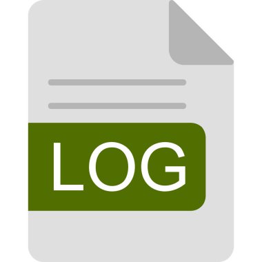 Kütük. Web simgesi basit illüstrasyon
