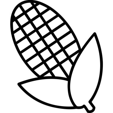 Yaprak ikonu vektör illüstrasyonu