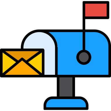 Pazarlama ekommerce alışveriş simgesi - taslak biçimi