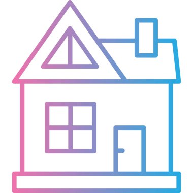 ev simgesi, basit illüstrasyon