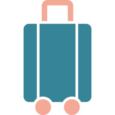 bagaj vektör simgesi. resimleme tasarımı