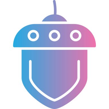 robot. Web simgesi basit illüstrasyon