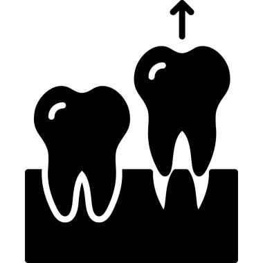 Dişçi kliniği diş simgesi