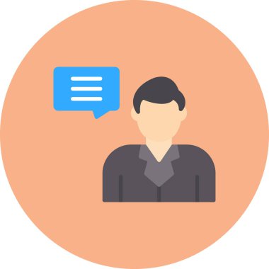 konuşma vektörü simgesi, modern biçim