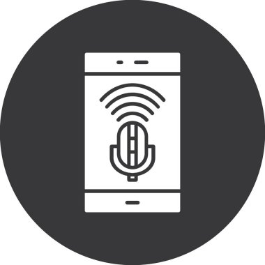 Akıllı telefon simgesi, basit tarzı