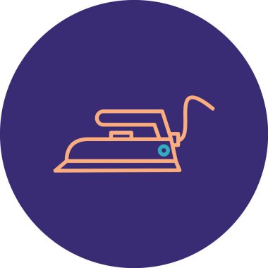 Elektrik süpürgesi ikon vektör illüstrasyonu