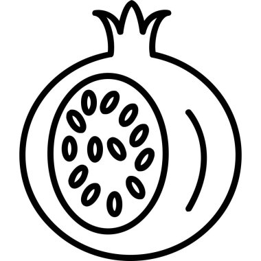 Meyve. Web simgesi basit tasarım