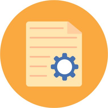 Dosya. Web simgesi basit illüstrasyon